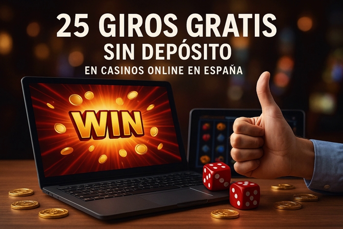25 Giros Gratis sin depósito FS para registro en casinos online en España