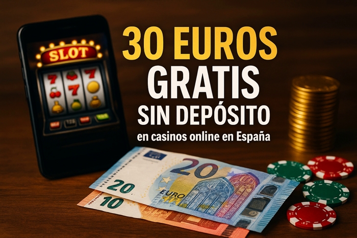 30 euros gratis sin depósito en casinos online en España