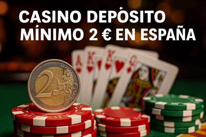 casinos online con depósito mínimo de 2 € en España