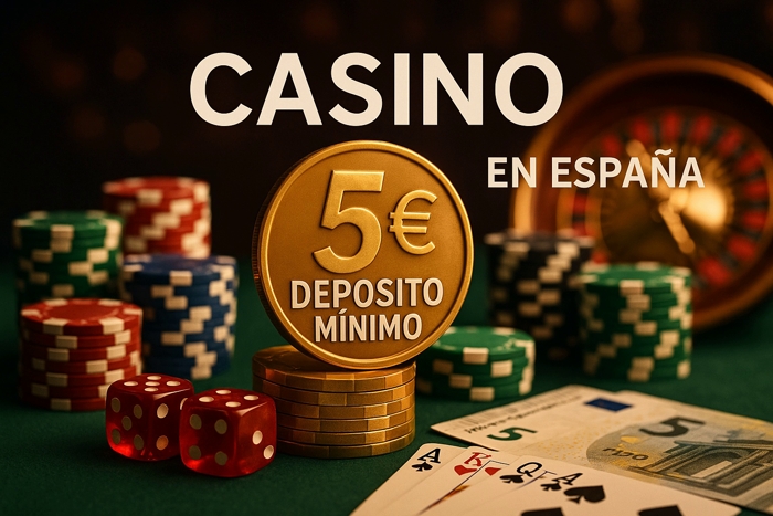 Mejores casinos con depósito mínimo de 5 € en España