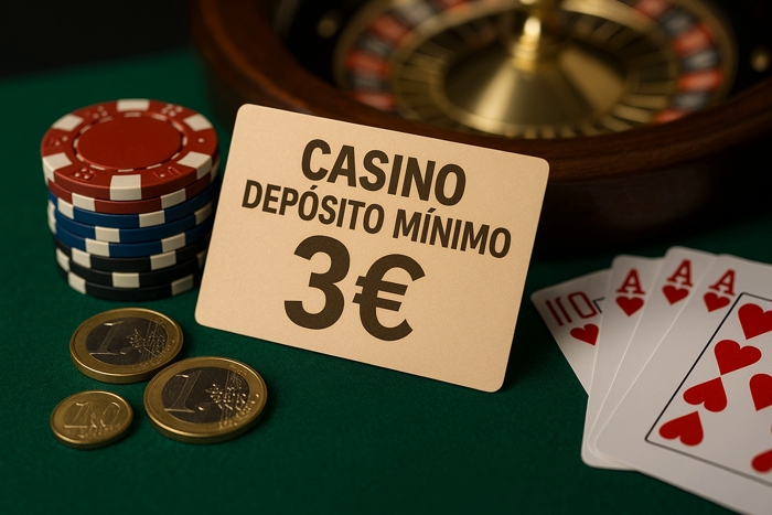 Casinos online con depósito mínimo de 3 € en España