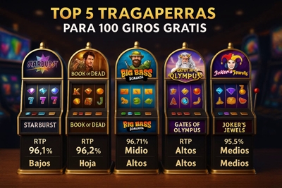 Tragamonedas recomendadas para usar los 100 giros gratis