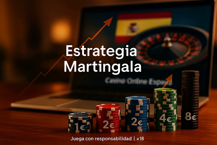 Estrategia de ruleta Martingala en casinos online de España